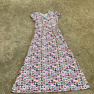 multicolored long dress